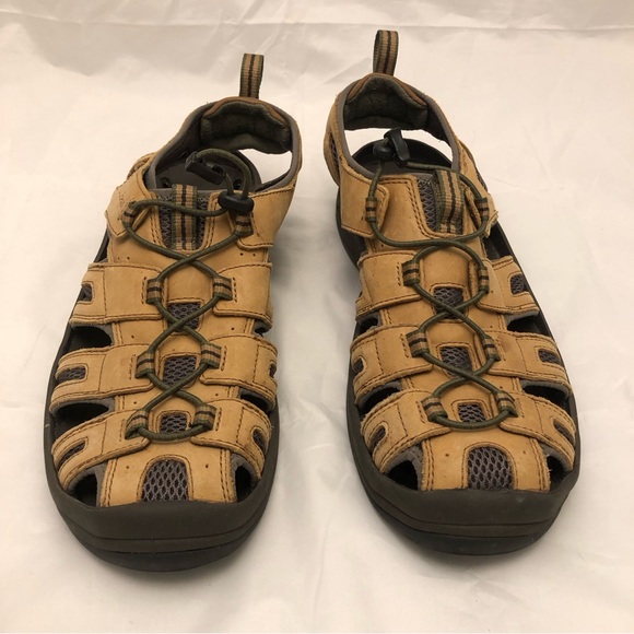 L.L.Bean men’s leather sandals sz 12 - Picture 2 of 11
